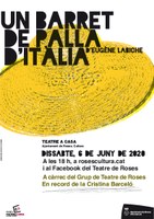 Roses Cultura a Casa ofereix aquest dissabte l’obra de teatre “Un barret de palla d’Itàlia”