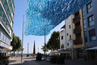 Roses instal·la un sostre d’ombra a la rambla de la Riera Ginjolers per millorar el confort durant els mesos d’estiu