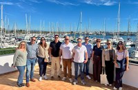 Roses participa en una acció promocional amb el sector de grans eslores per donar a conèixer el port i la destinació 