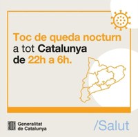 Toc de queda nocturn a tot Catalunya de 22 a 6 h